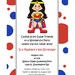 Wonder Girl Superhero Invitations Birthday Party Woman