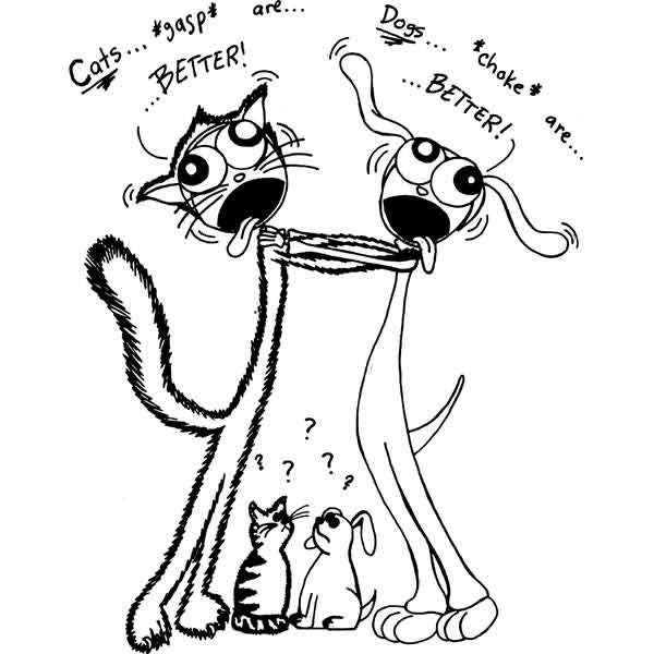 T - Dogs Vs Cats - Dogs are Better