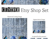 Shop Banner Design Custom Set for Etsy