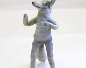 Spun Cotton Vintage Inspired Big Bad Wolf Figure