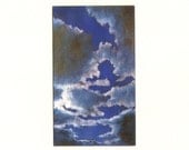 BACK TO SCHOOL- Blue Velvet Skyscape Fridge/Locker Magnet