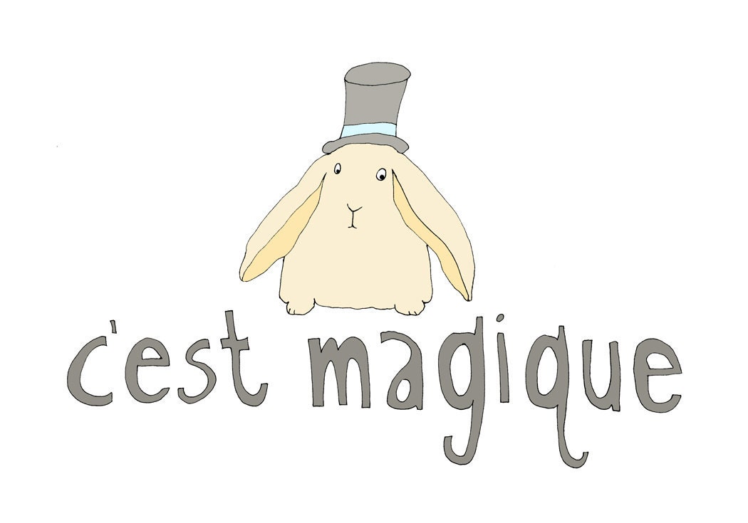C'est Magique 8x10 Illustration Print