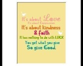 GIVE GOOD