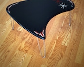 Booma end Coffee Table - Kustom Pin Stripe Mid Century Modern Hot Rod Culture