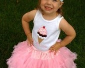 Personalized Boutique Summer Minky Ice Cream Cone Shirt Tank