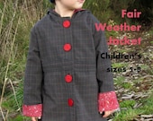 Fair Weather Jacket ePattern (pdf) for child sizes 5 to 8