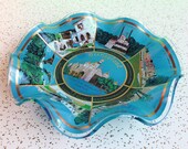 Disneyland souvenir glass candy dish
