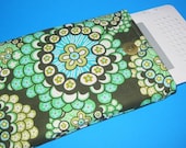 Amy Butler ereader sleeve Kindle case Nook padded bag cover green