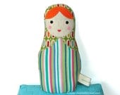 Matryoshka Babushka Russian Baby Cloth Doll - Baby Safe - Child Friendly - tadpolecreations