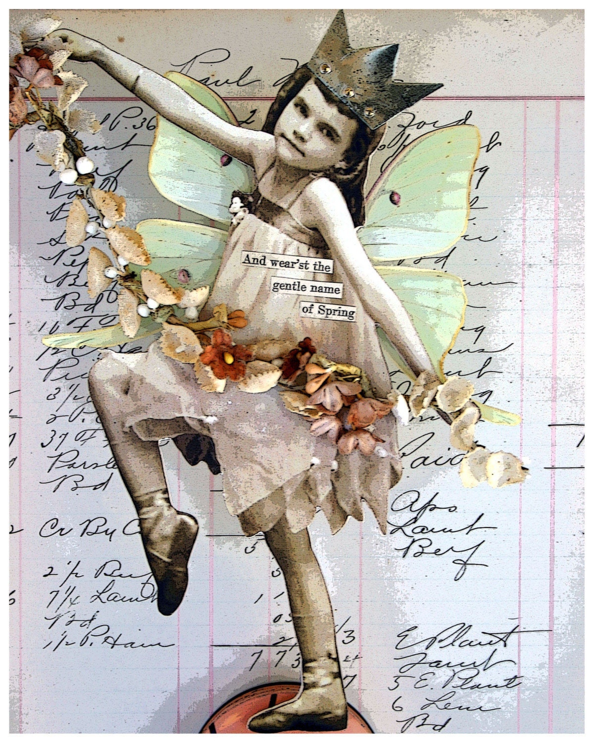 Gentle Name of Spring...Limited Edition Archival Print 8x10