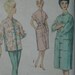 Simplicity 4233, early 1960s robe, lounge set, and patio dress