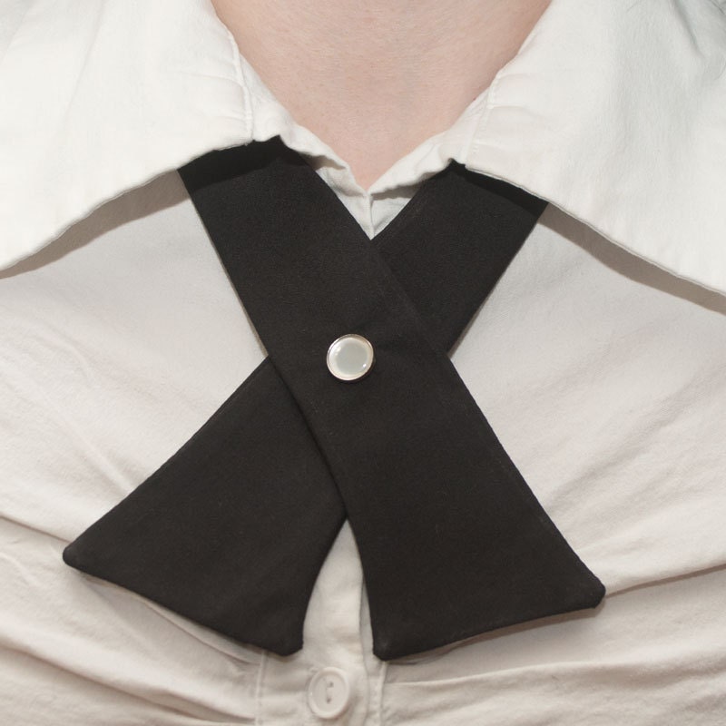 Womens Neck Tie - Black