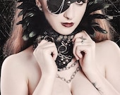 Black Punker Studs and Spikes Burlesque Pasties