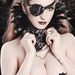 Black Punker Studs and Spikes Burlesque Pasties
