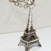 Sale, Petite Paris Necklace Eiffel Tower Charm Antique Silver
