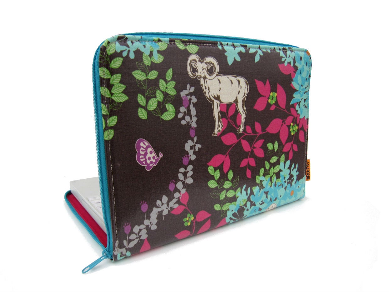 Laptop Case - 13" MacBook - Eggplant Woodland - LAST ONE