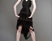 Made to measure black urban cage dress - for sizes under 32" waist