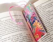 Marbled Paper Bookmark Book / Mini Notebook - Series 1