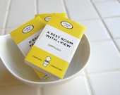 Funny gag gift matchboxes -- Literary Lites V -- When the air thickens, so should the plot