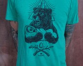 STILLBORN on heather vintage green