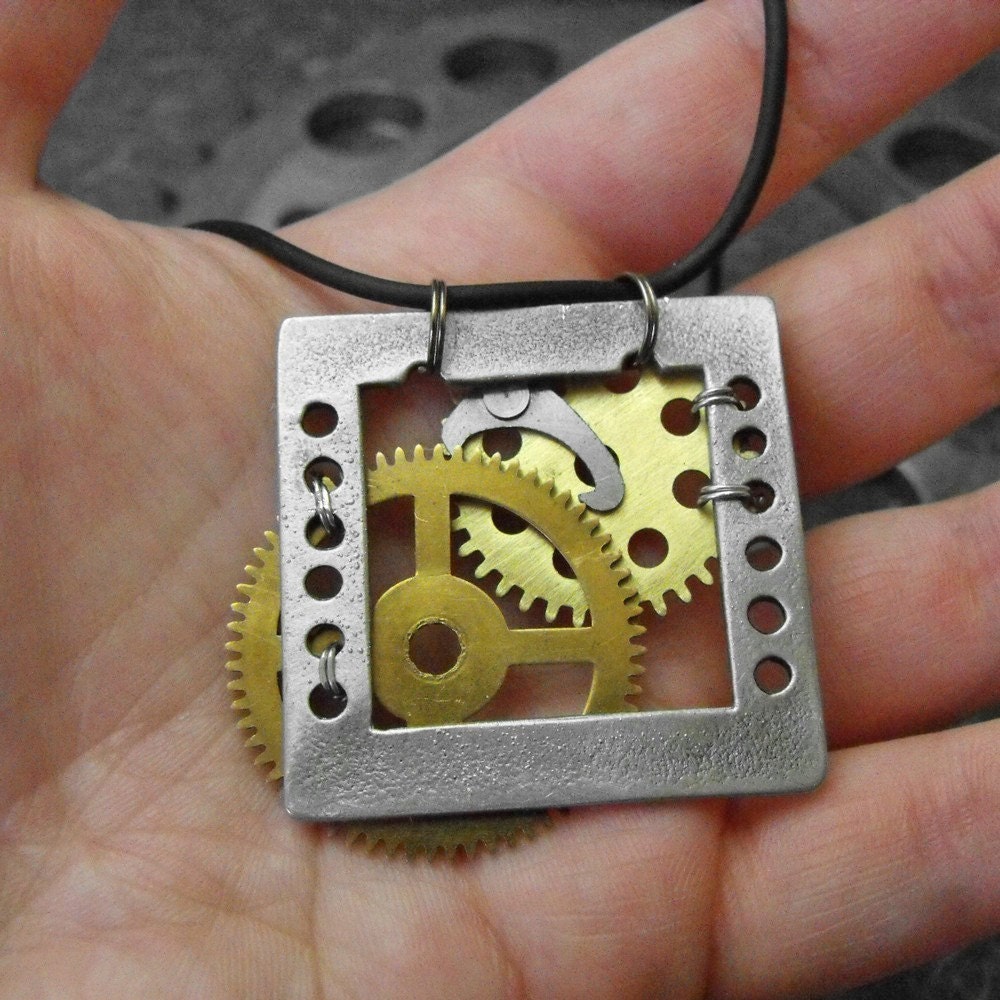 Steampunk Film Necklace - Capturing Imagination On Film by COGnitive Creations