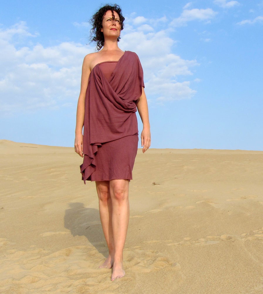 The Love Me 2 Times Short Sari Dress (organic hemp/cotton blend)