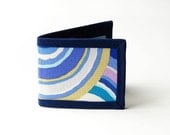 Blue Rings Billfold Wallet