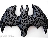 Filigree Bat Pillow - Brand New by Kambriel