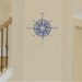 wall decal Nautical Compass vinyl wall art graphic sticker
