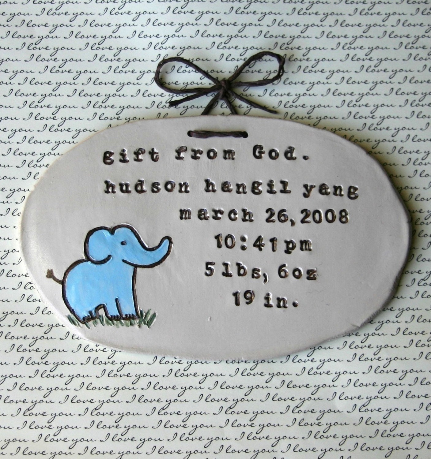 Gift From God Wall Hanging