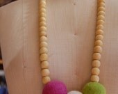 Mixed Media Felt Necklace