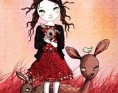 amis des bois  - digital art Print