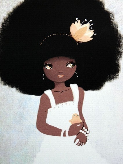 Dorothee Miss Mariage - digital art Print