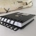 Jumbo Black Computer Floppy Disk Notebook Recycled Geek Gear Blank Mini 125 sheets