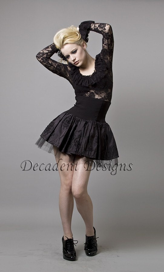 High Waisted Taffeta Skirt -Made to measure