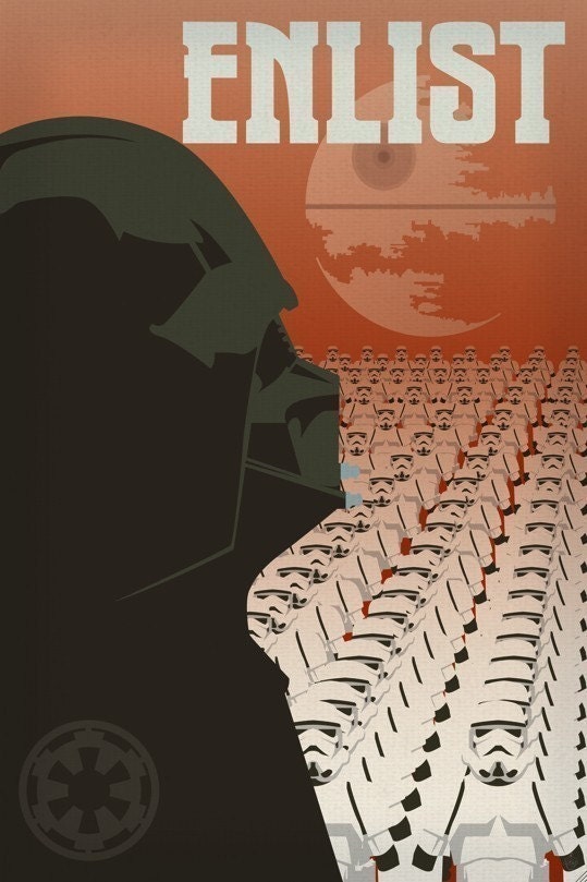Enlist in the Empire - 12x18 Art Print