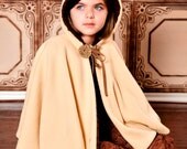 Whimsy Couture Sewing Pattern Tutorial PDF ebook -- Vintage Cape -- w.collar options for hood and ruffle 18m - 10 girls Instant