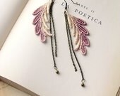 lace earrings - ELSA- ombre-
