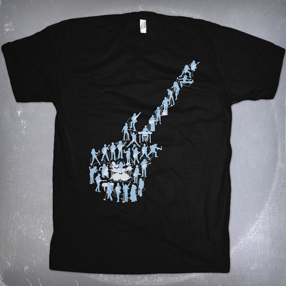 Rebel Rock (31 Icons of 70's Music) Tshirt