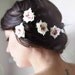 flower hair clip set 'jupiter'