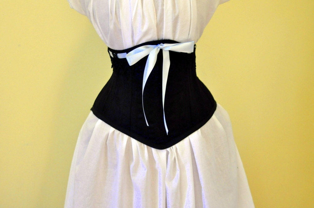Waist Cincher, underbust corset, lingerie, tightlacing - your choice coutil fabric, waspie