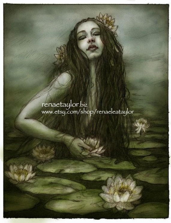 Water Nymph by Renae Taylor.......11x14 matted
