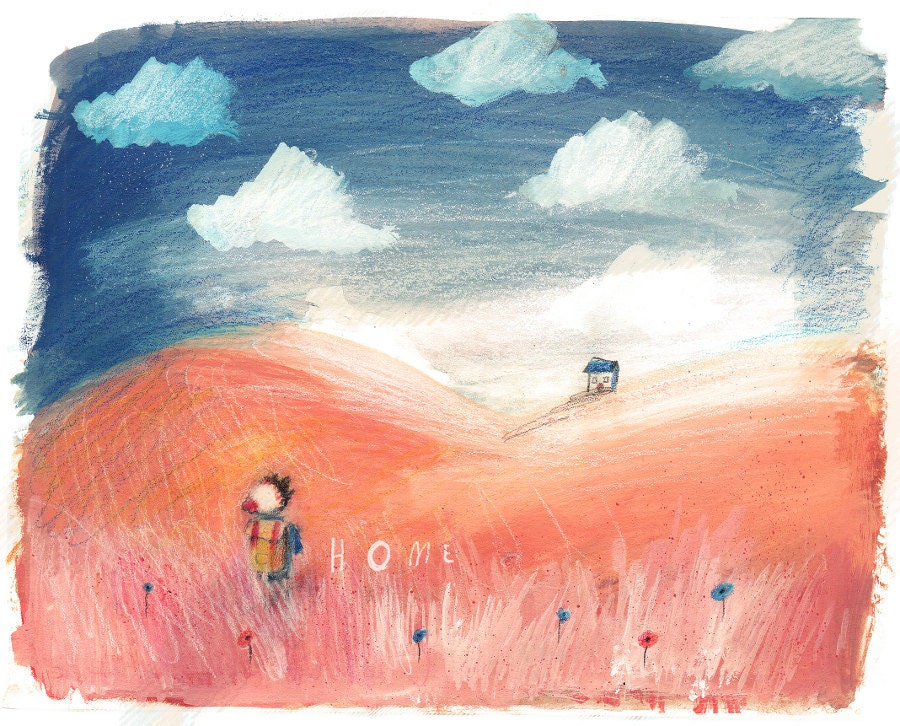 Home - limited edition 11 x 8" print