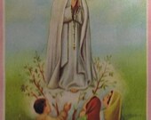 Holy Prayer Cards, Catholic Church relics retro Artwork unique Christian  Holy Father, Virgin and Child, Original Art  Lot 91