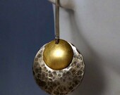 Silver and Gold Geometric Earrings