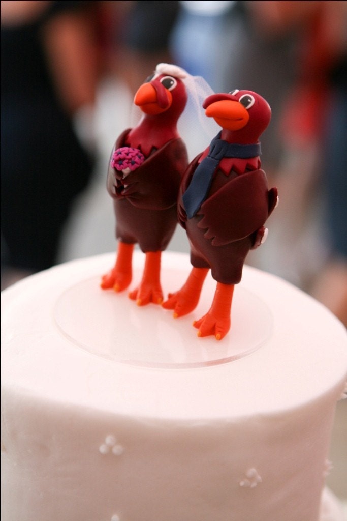 Handmade Custom Mascot Cake Toppers