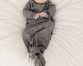 Knottie baby sleeper- Stone 3-6 months