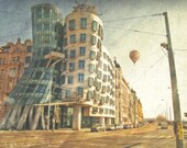Travel photography - Architectural print - Architecture art - Hot air balloon prints - Fine Art Photography Print 8x10 (20X25 cm)