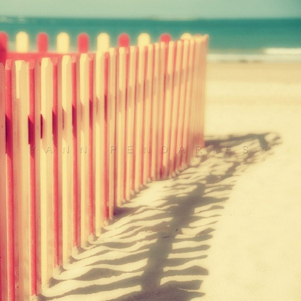 Landscape photography, Beach, Beach decor, Summer, Cottage decor, French country, Ocean Photo, Beach Photography, 6x6(15x15cm)