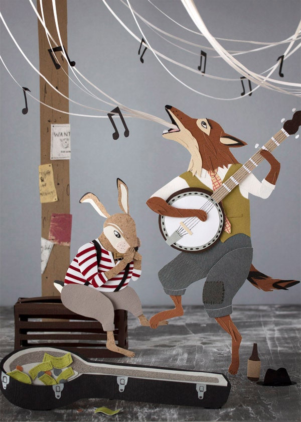 The Buskers - 5x7 print